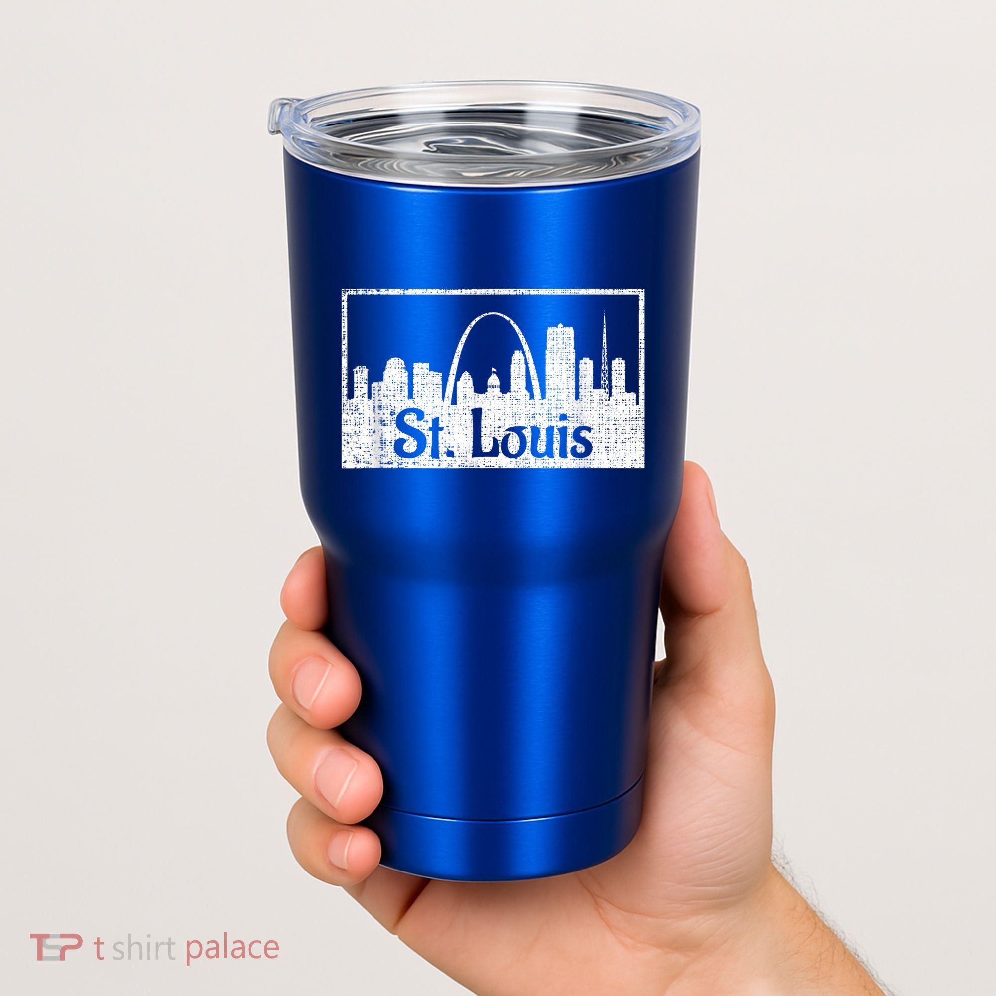 Saint St. Louis Missouri Skyline Souvenir Gift Tumbler