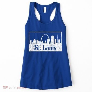 Saint St. Louis Missouri Skyline Souvenir Gift Women's Tank Top