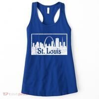Saint St. Louis Missouri Skyline Souvenir Gift Women's Tank Top thumb 0