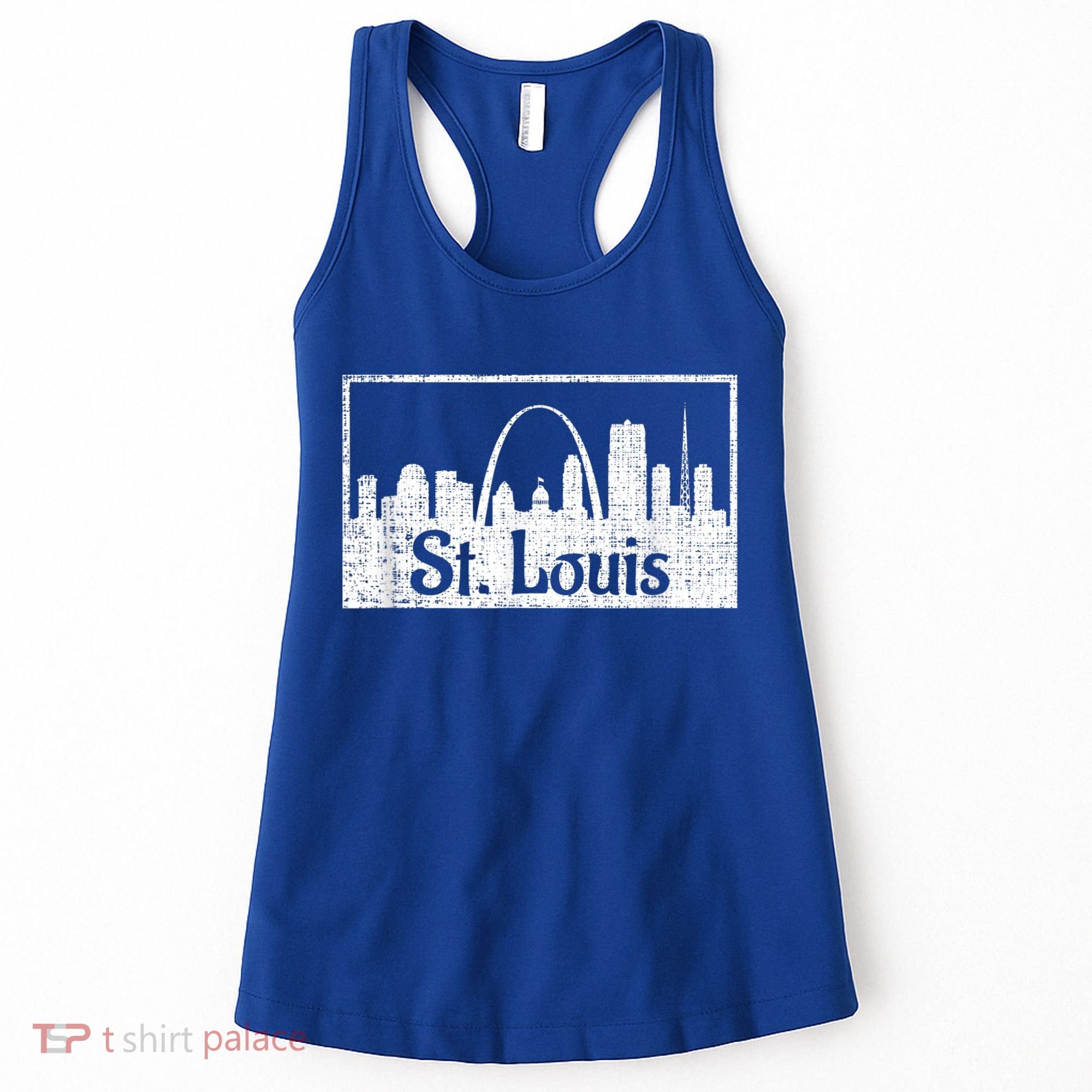 Saint St. Louis Missouri Skyline Souvenir Gift Women's Tank Top