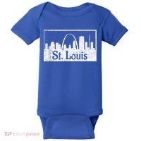 Saint St. Louis Missouri Skyline Souvenir Gift Baby Bodysuit thumb 0