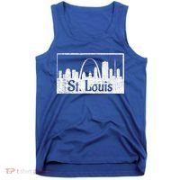 Saint St. Louis Missouri Skyline Souvenir Gift Tank Top thumb 0
