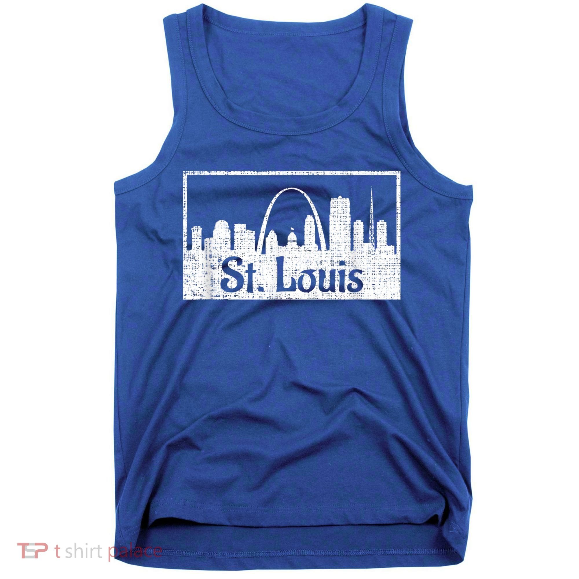 Saint St. Louis Missouri Skyline Souvenir Gift Tank Top