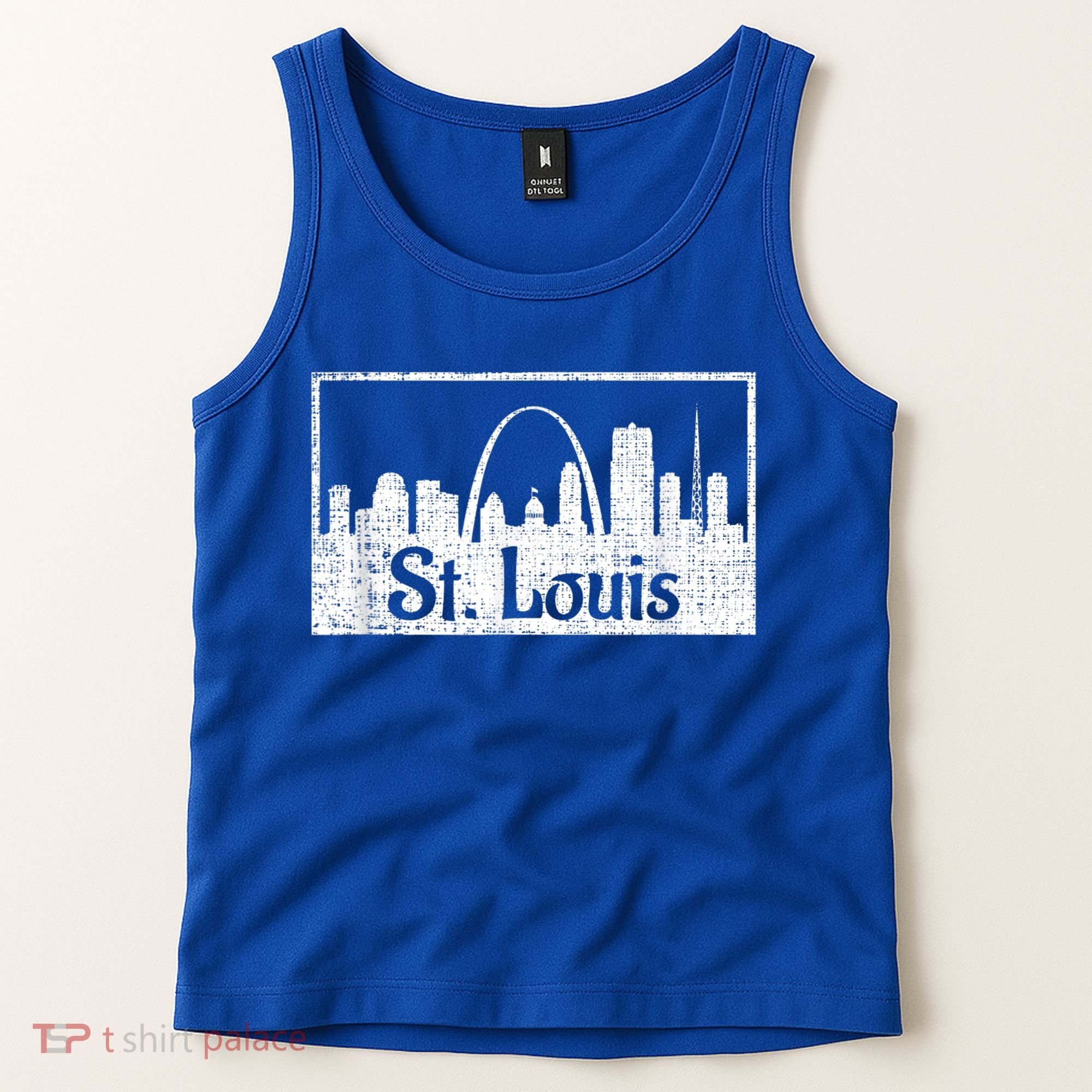 Saint St. Louis Missouri Skyline Souvenir Gift Tank Top