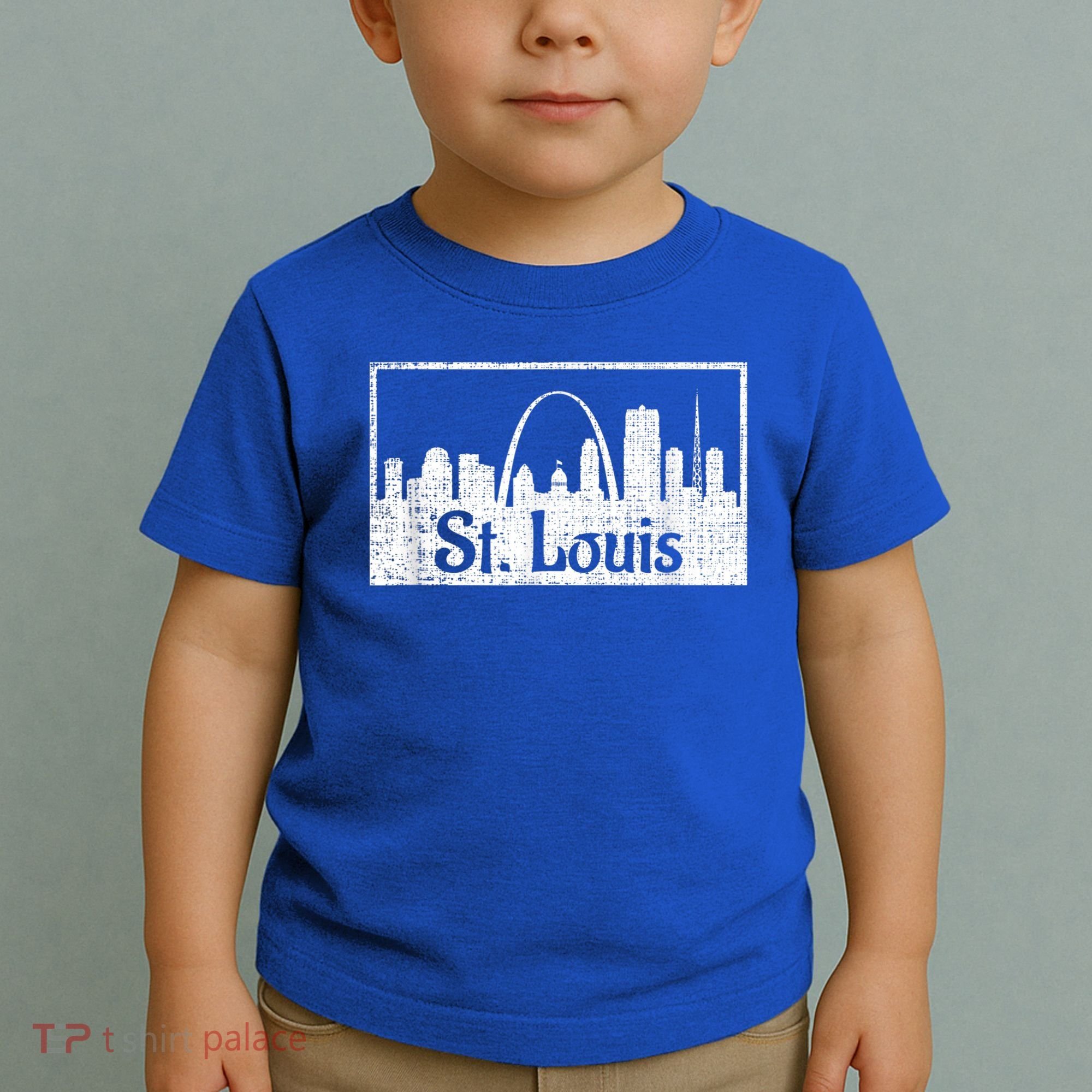 Saint St. Louis Missouri Skyline Souvenir Gift Toddler T-Shirt