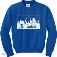 Saint St. Louis Missouri Skyline Souvenir Gift Kids Sweatshirt thumb 0