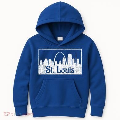 Saint St. Louis Missouri Skyline Souvenir Gift Kids Hoodie
