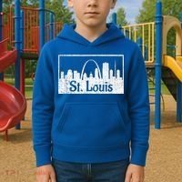 Saint St. Louis Missouri Skyline Souvenir Gift Kids Hoodie thumb 2