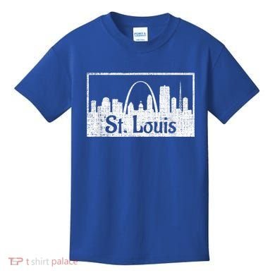 Saint St. Louis Missouri Skyline Souvenir Gift Kids T-Shirt