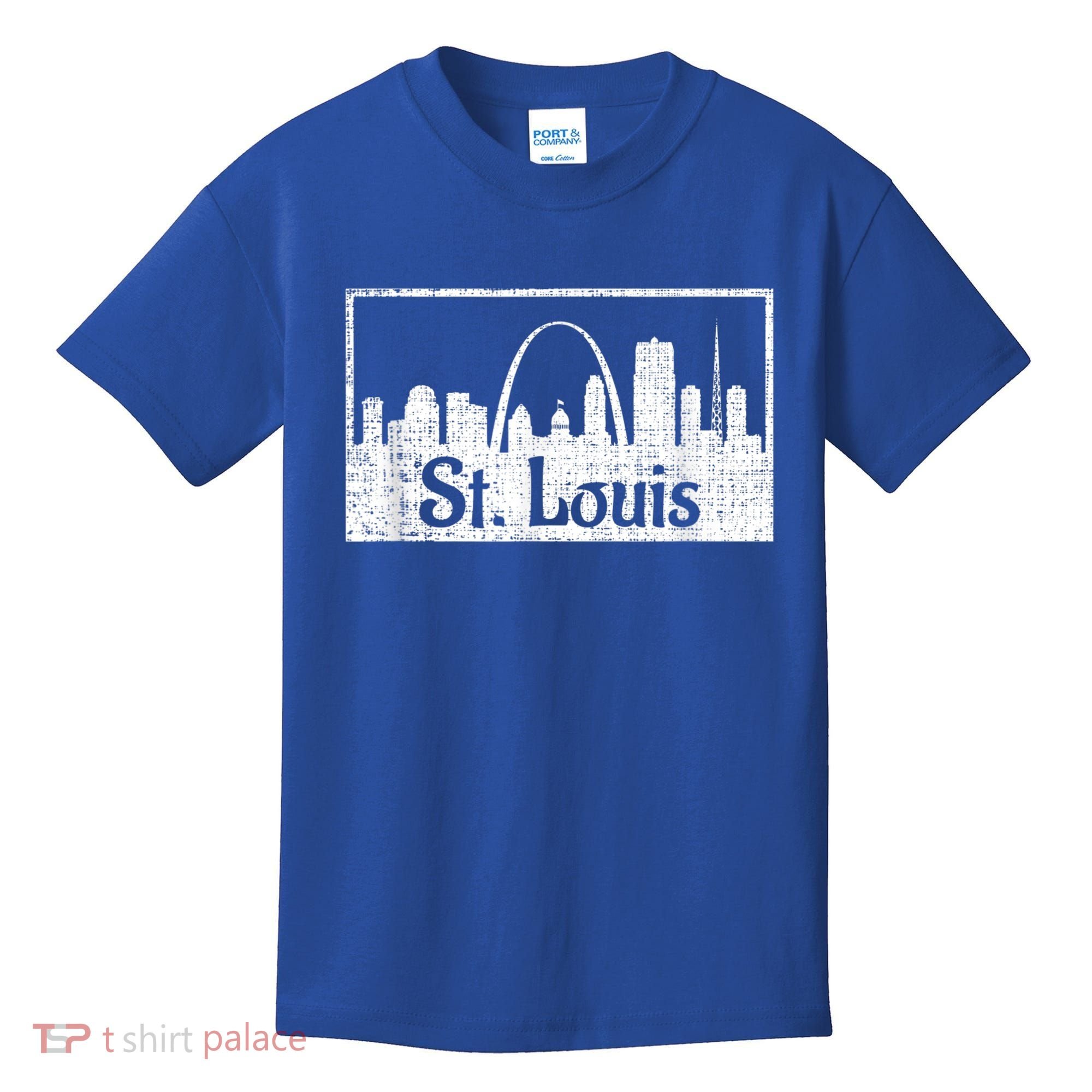 Saint St. Louis Missouri Skyline Souvenir Gift Kids T-Shirt