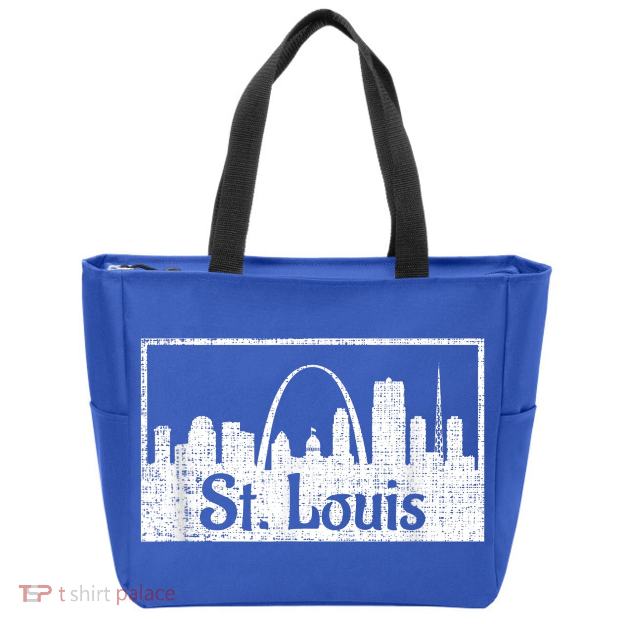 Saint St. Louis Missouri Skyline Souvenir Gift Tote Bag