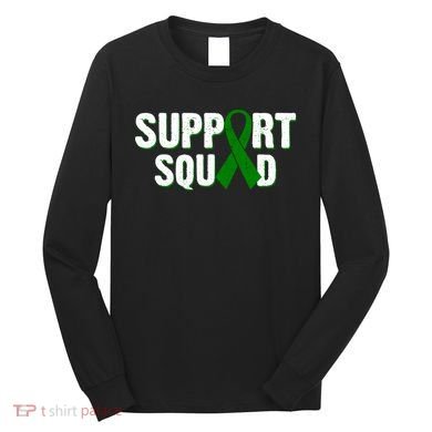 Support Squad Lymphoma Awareness Long Sleeve Shirt