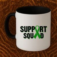 Support Squad Lymphoma Awareness Coffee Mug thumb 2
