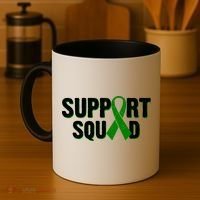 Support Squad Lymphoma Awareness Coffee Mug thumb 4