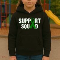 Support Squad Lymphoma Awareness Kids Hoodie thumb 3