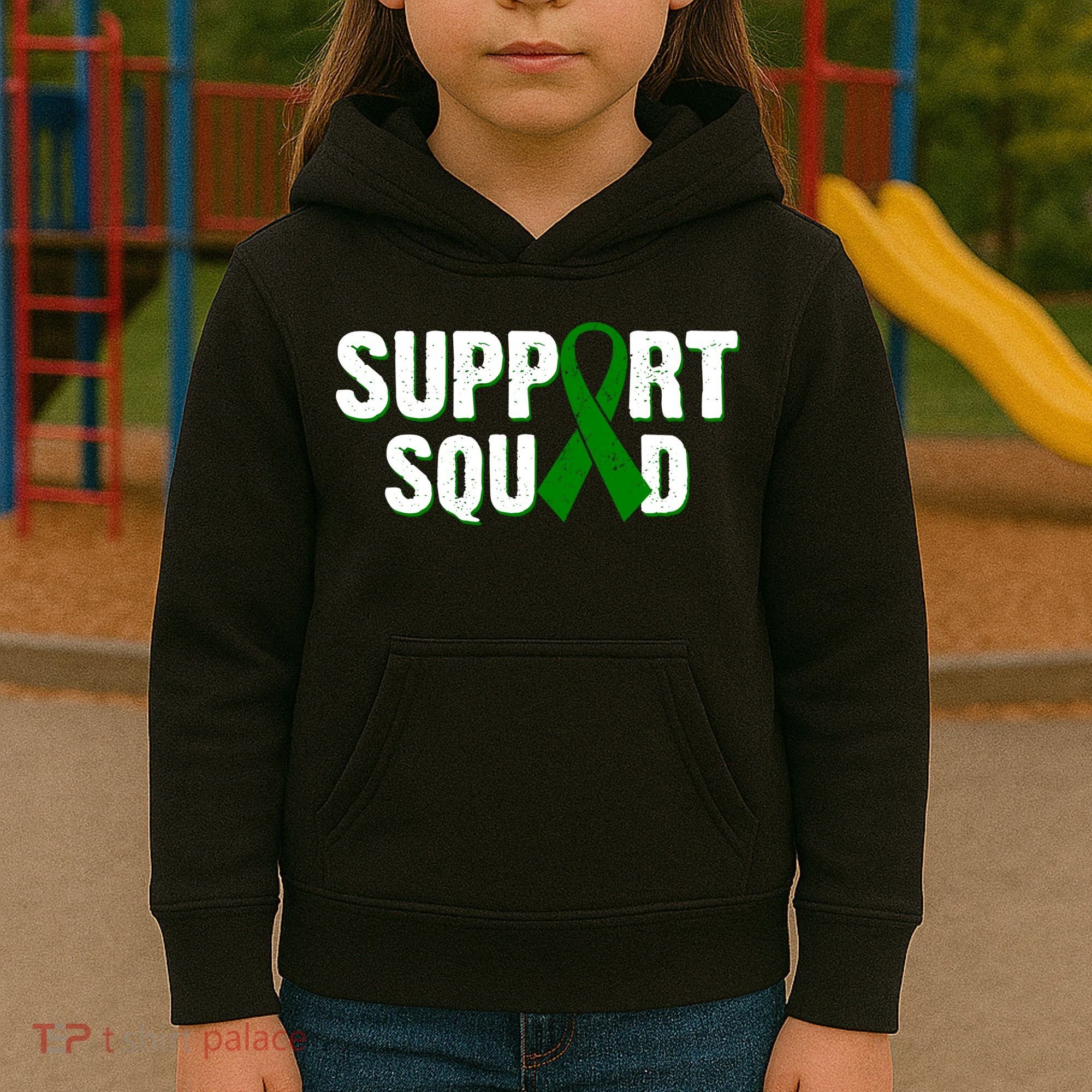 Support Squad Lymphoma Awareness Kids Hoodie