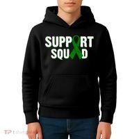 Support Squad Lymphoma Awareness Kids Hoodie thumb 4