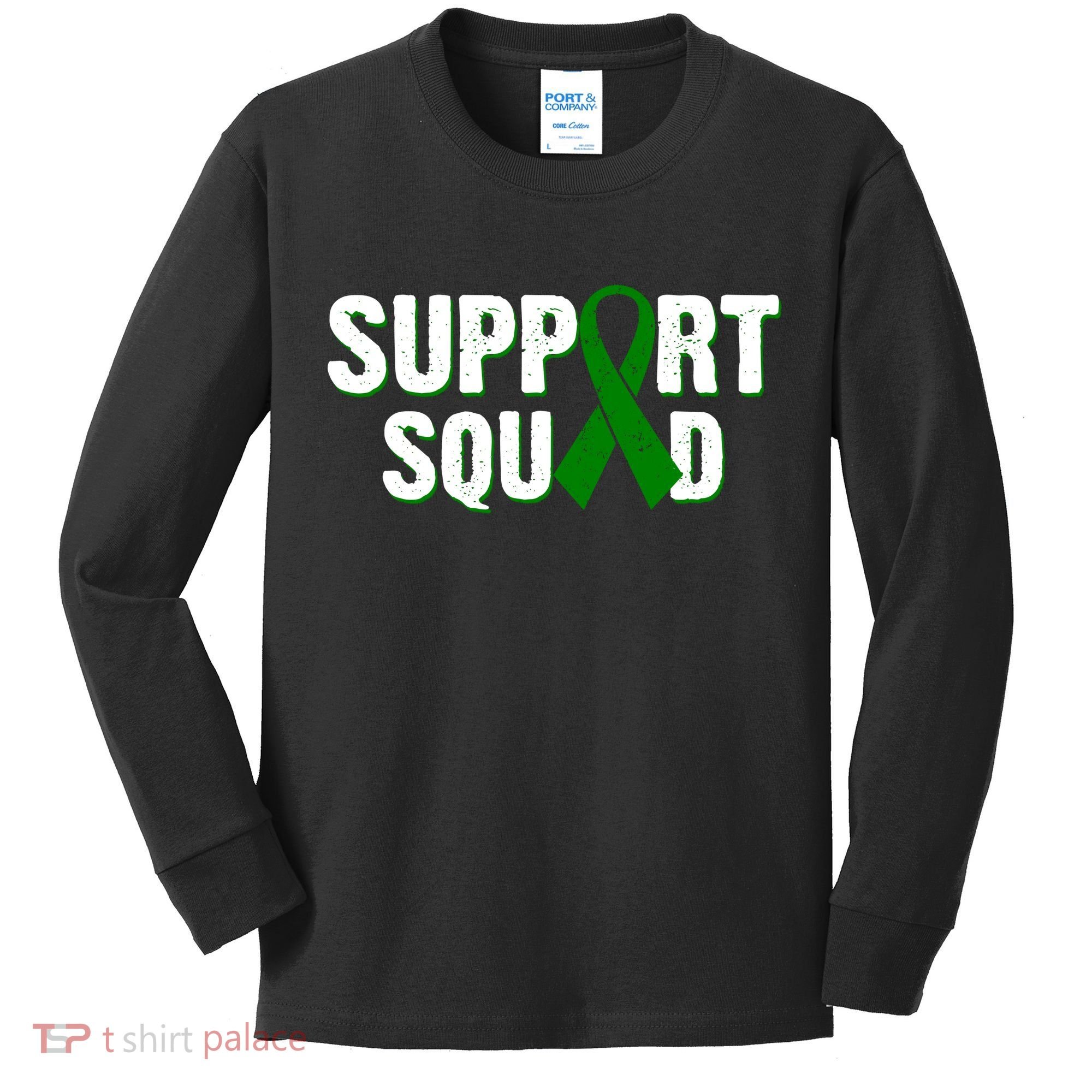 Support Squad Lymphoma Awareness Kids Long Sleeve Shirt
