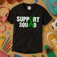 Support Squad Lymphoma Awareness Kids T-Shirt thumb 3