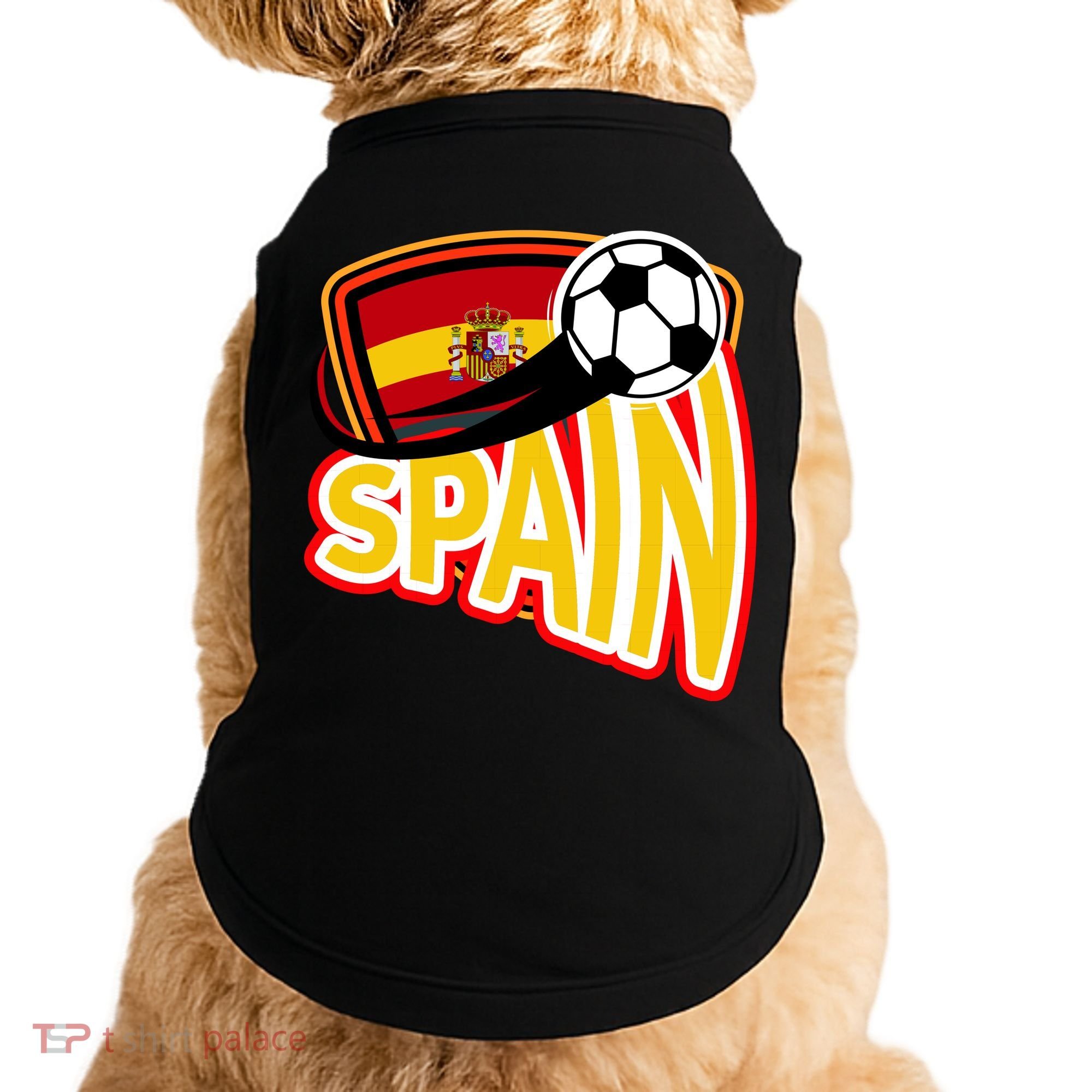 Spain Soccer Logo Doggie Tank
