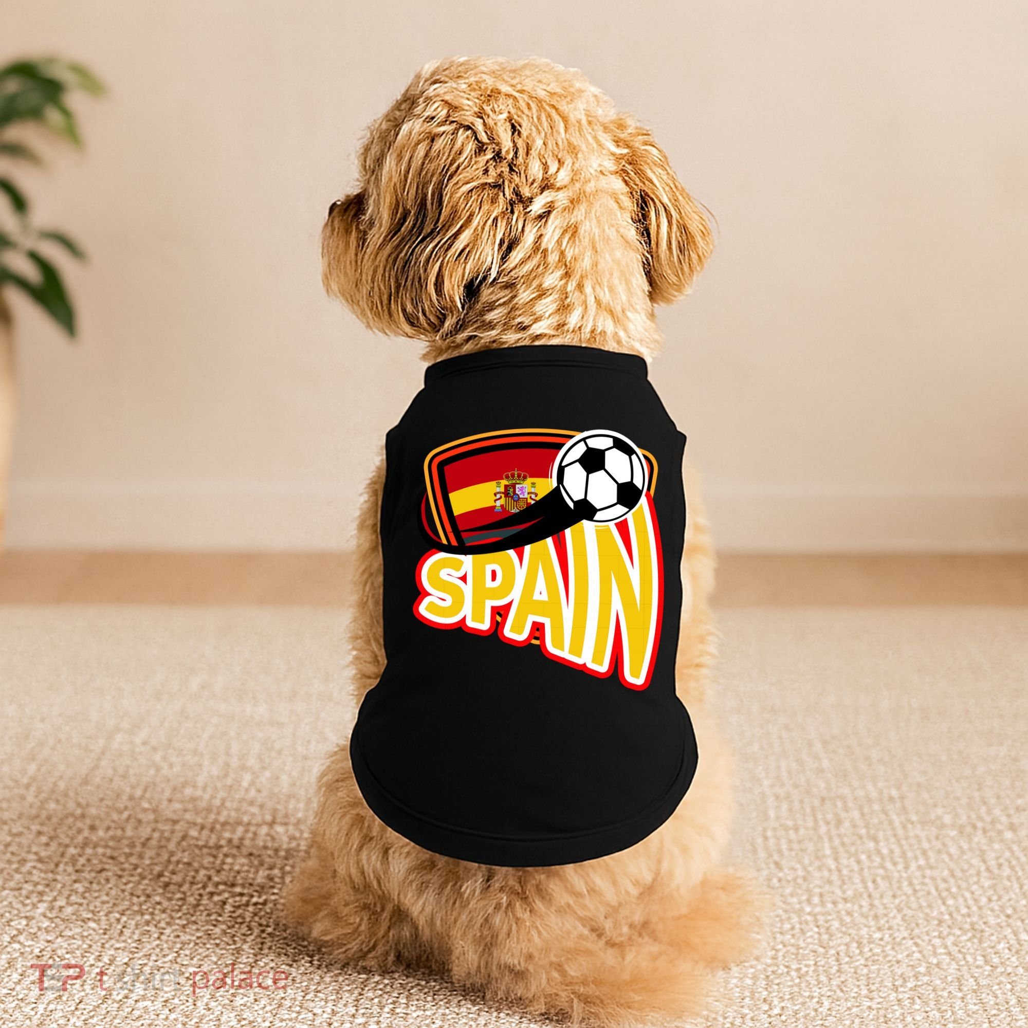 Spain Soccer Logo Doggie Tank