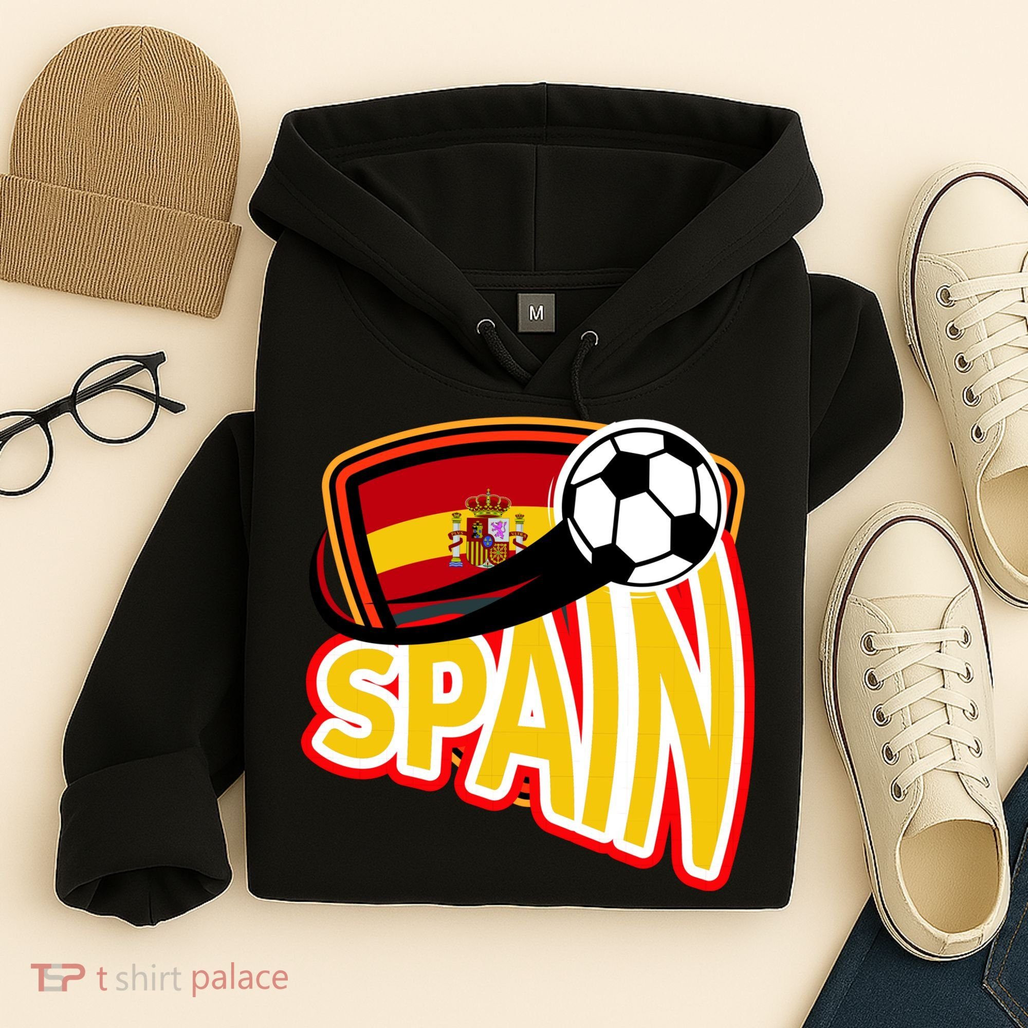 Spain Soccer Logo Hoodie