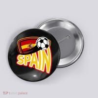 Spain Soccer Logo Button thumb 0