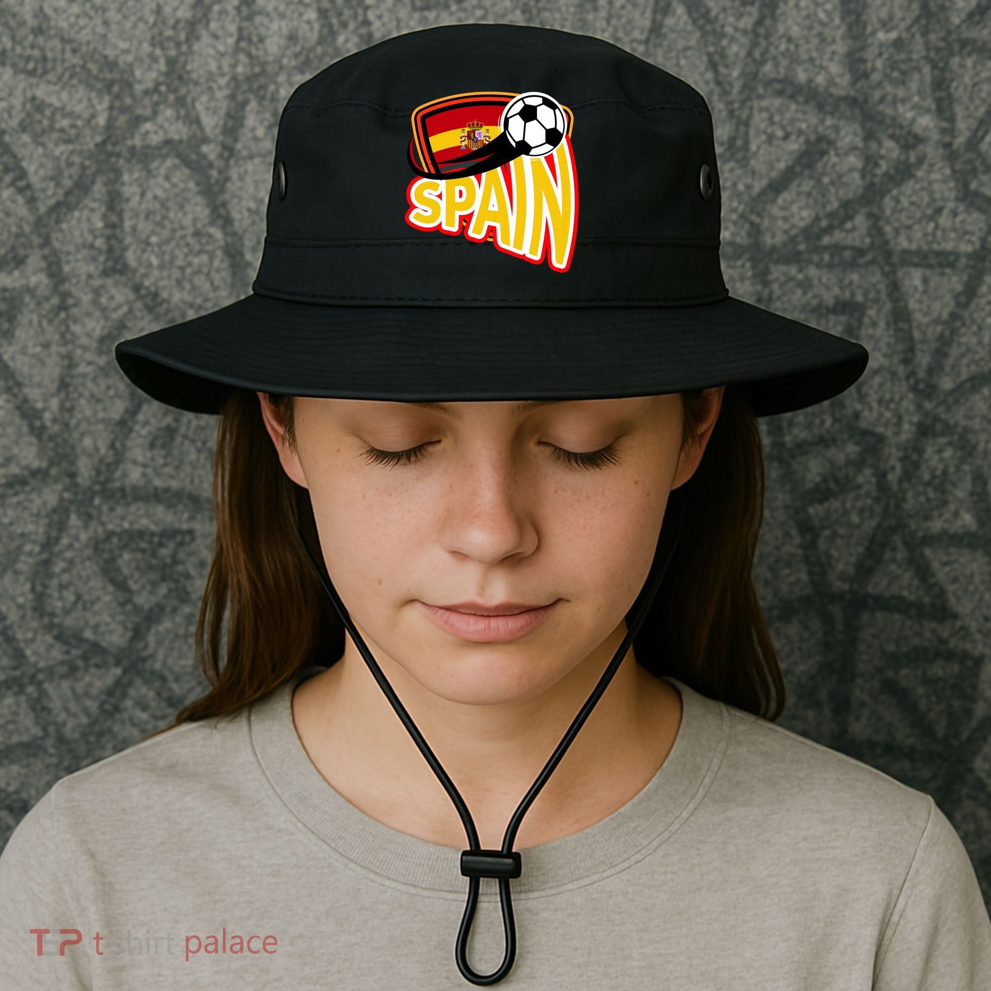 Spain Soccer Logo Bucket Hat