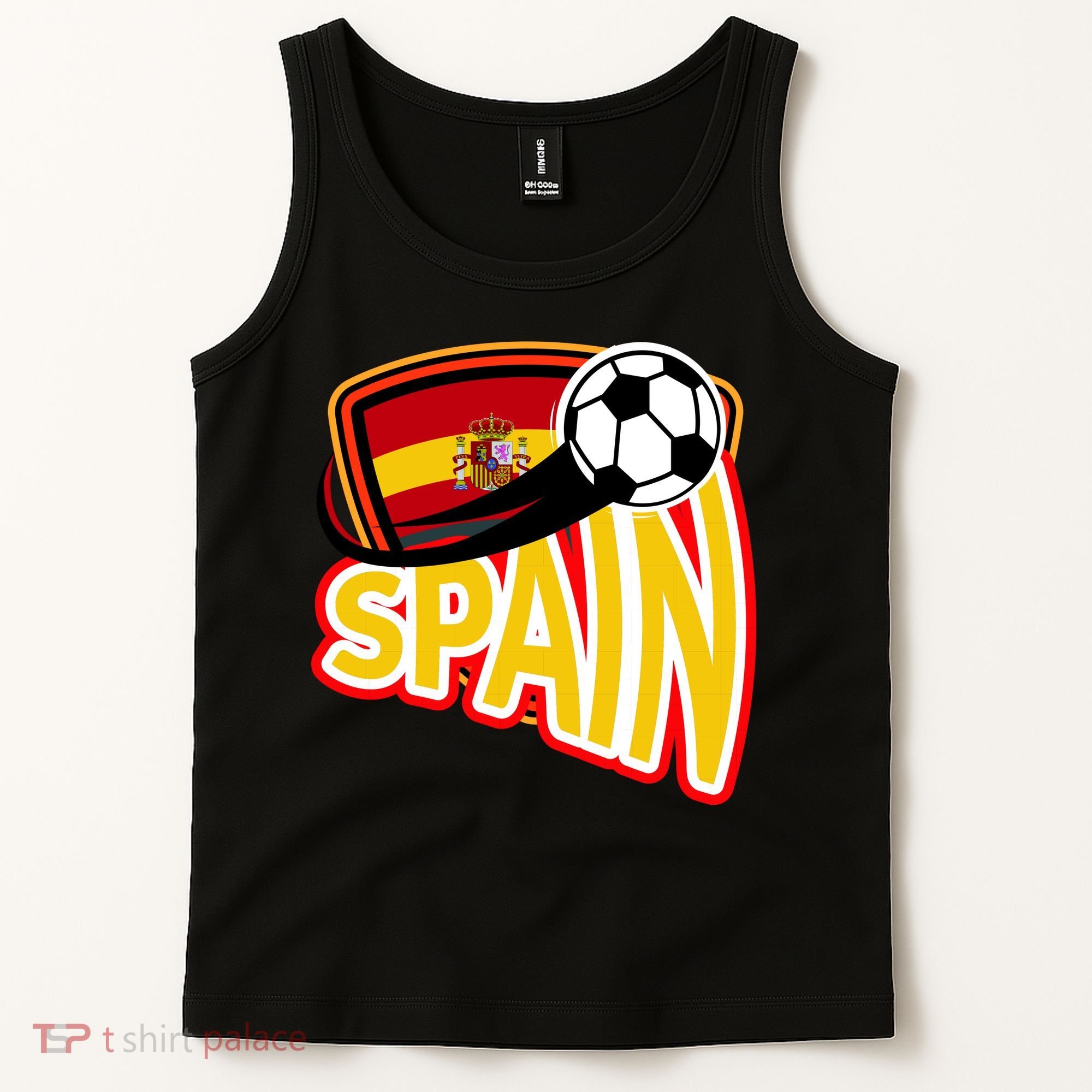 Spain Soccer Logo Tank Top