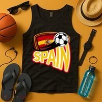 Spain Soccer Logo Tank Top thumb 4