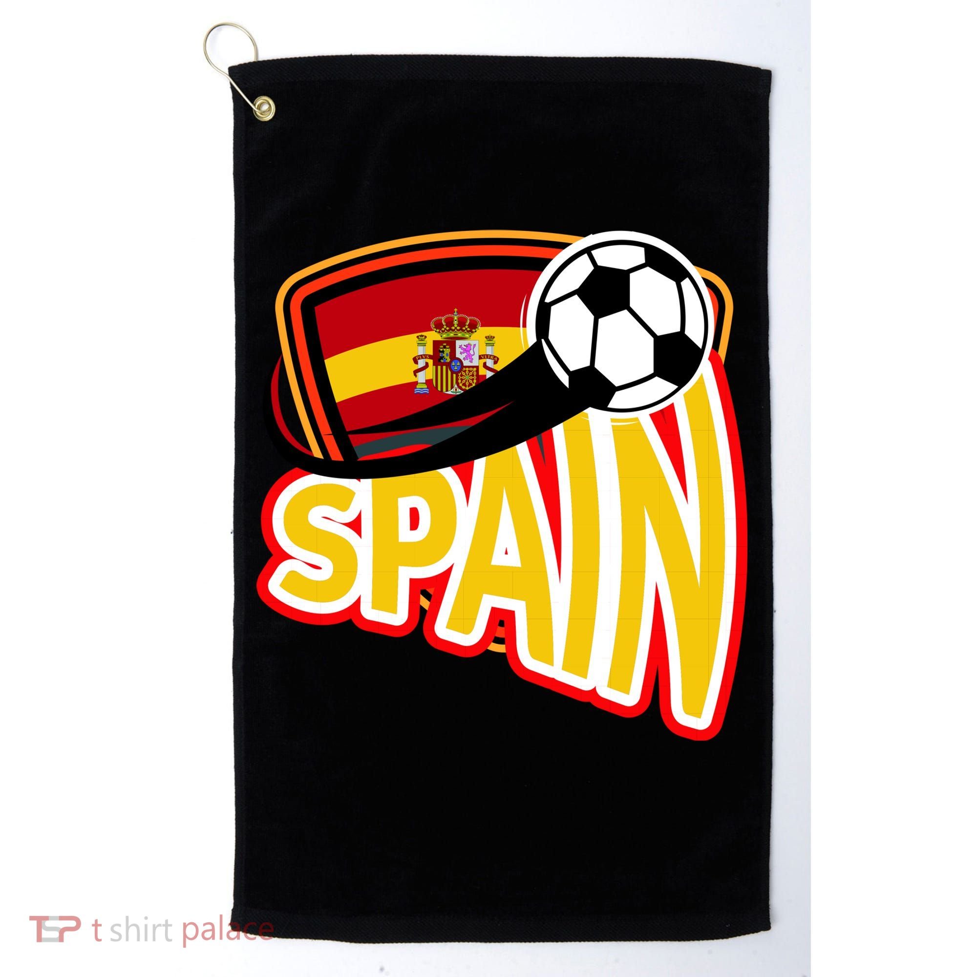 Spain Soccer Logo Golf Towel