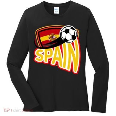 Spain Soccer Logo Women's Long Sleeve Shirt