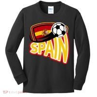 Spain Soccer Logo Kids Long Sleeve Shirt thumb 0