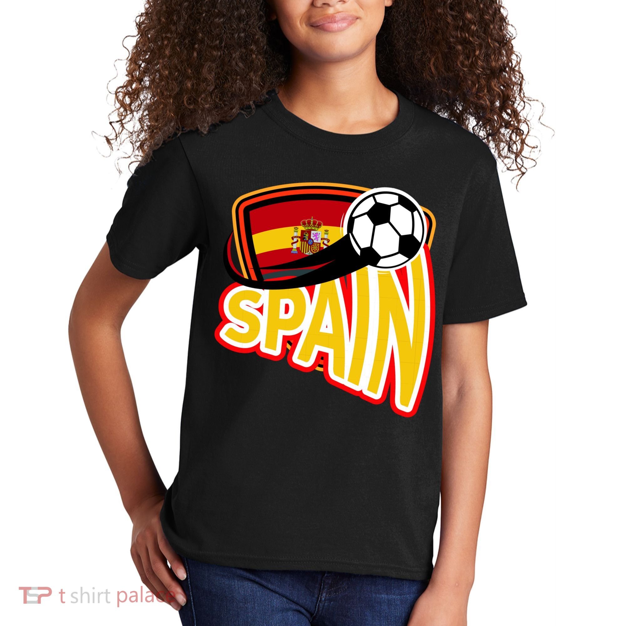 Spain Soccer Logo Kids T-Shirt