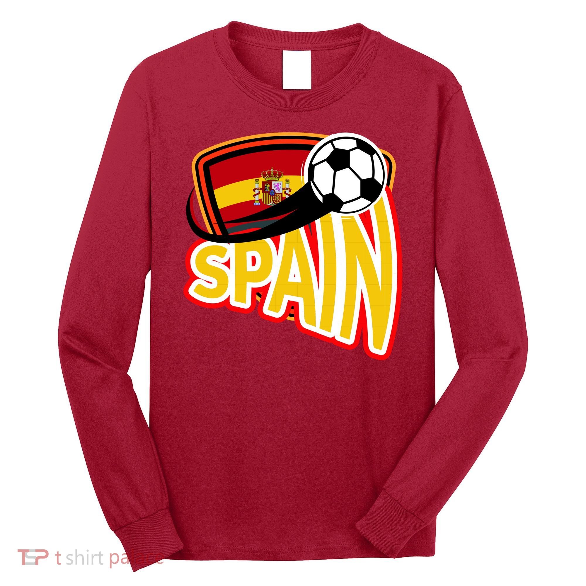 Spain Soccer Logo Long Sleeve Shirt