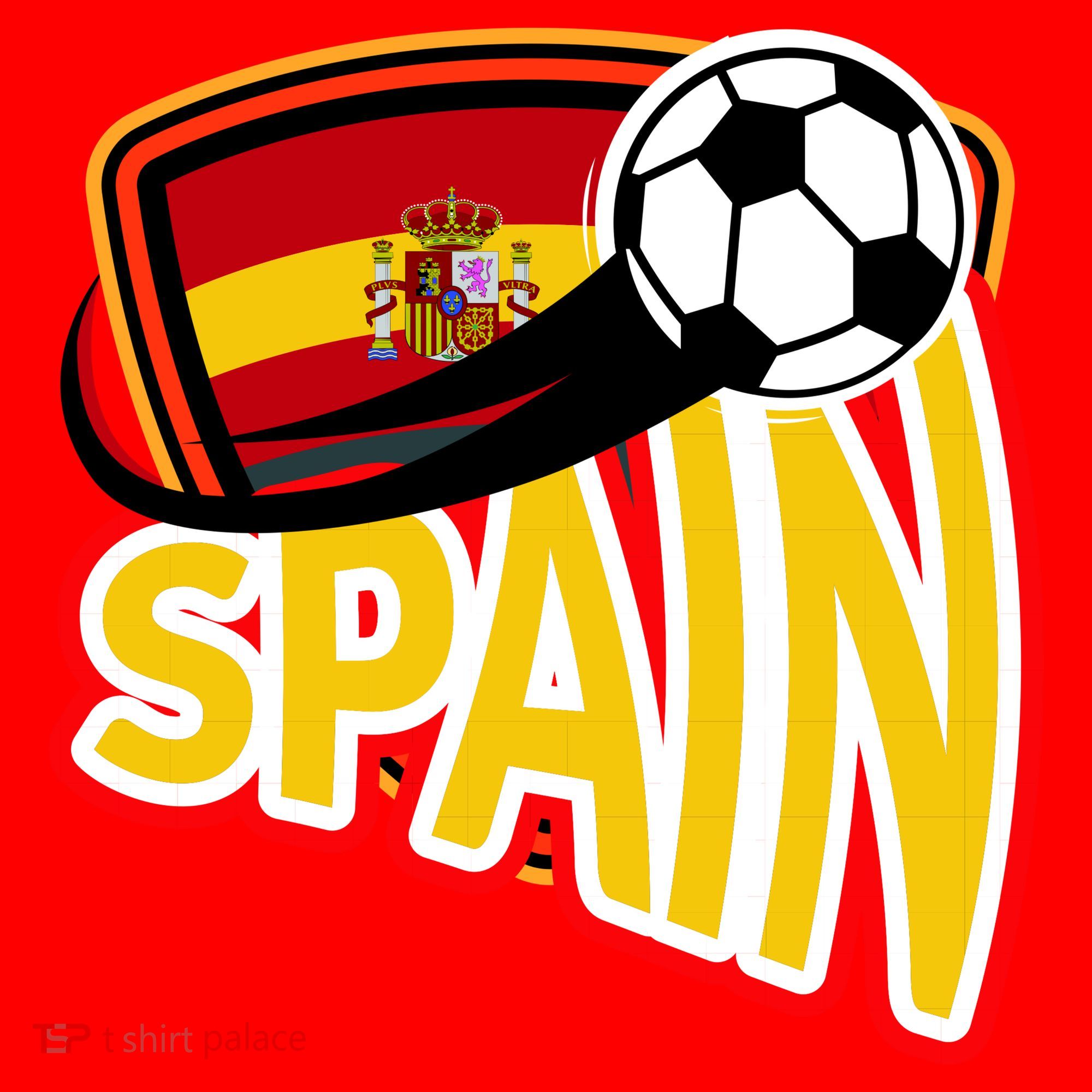 Spain Soccer Logo Santa Hat