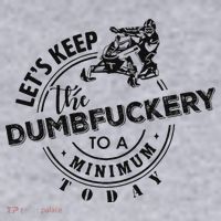 Snowmobile Sled LetS Keep The Dumbfuckery To Minimum Today Women's Sweatshirt thumb 2