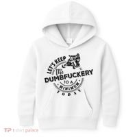 Snowmobile Sled LetS Keep The Dumbfuckery To Minimum Today Kids Hoodie thumb 0
