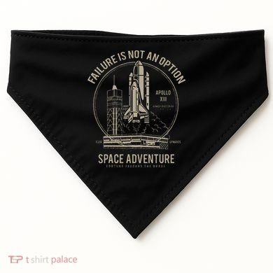 Space Shuttle Launch Galaxy USA-Made Doggie Bandana