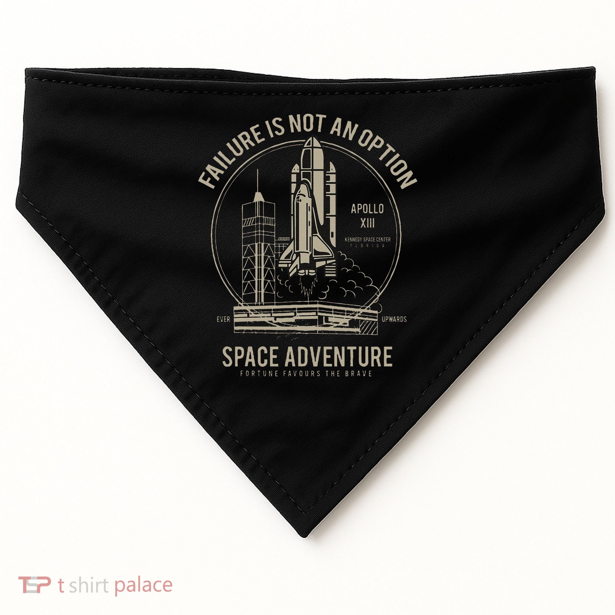 Space Shuttle Launch Galaxy USA-Made Doggie Bandana