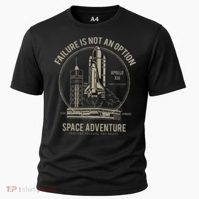 Space Shuttle Launch Galaxy Cooling Performance Crew T-Shirt