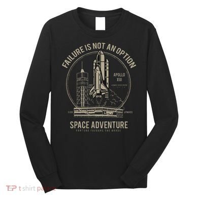 Space Shuttle Launch Galaxy Long Sleeve Shirt