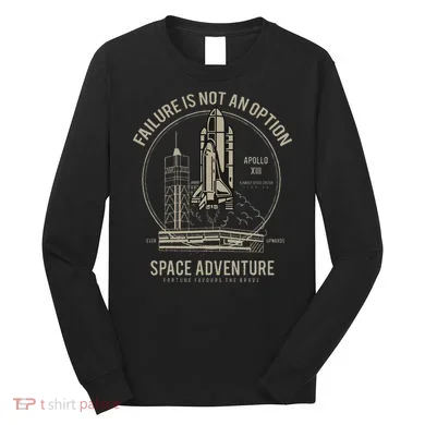 Space Shuttle Launch Galaxy Long Sleeve Shirt