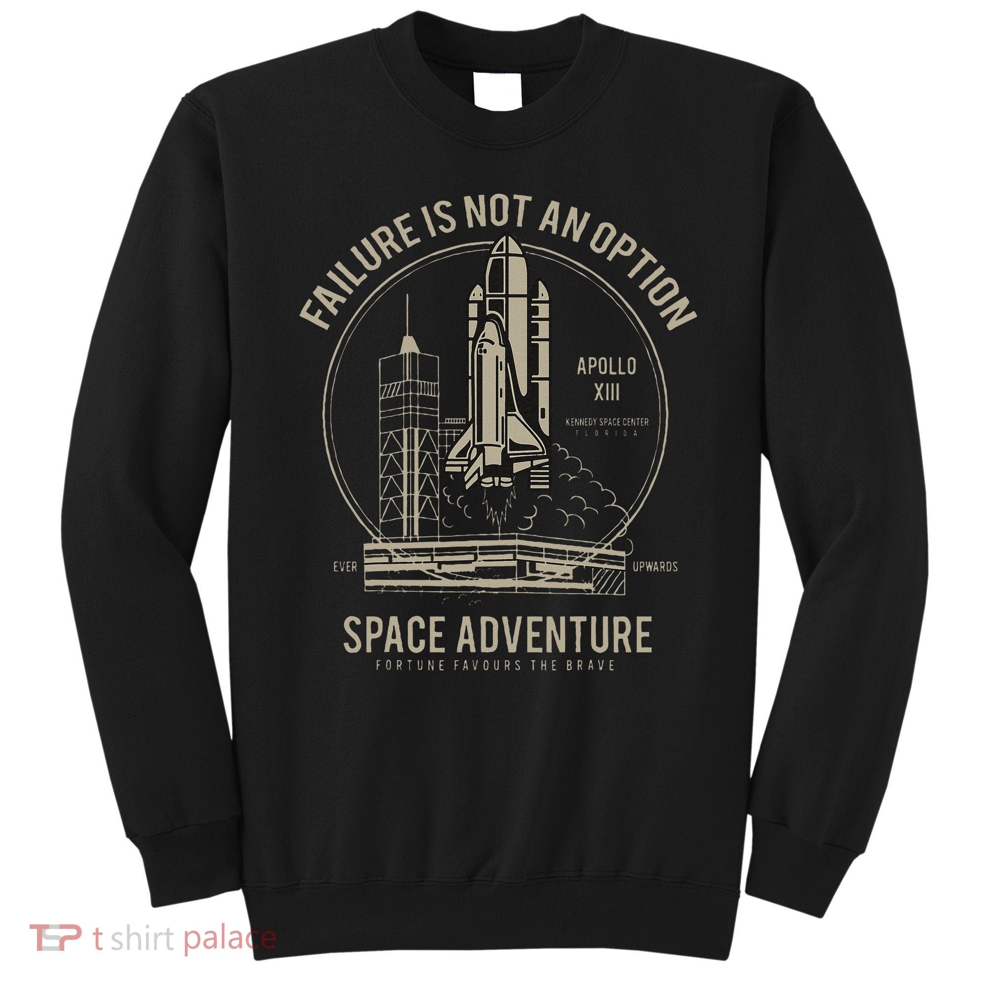 Space Shuttle Launch Galaxy Sweatshirt