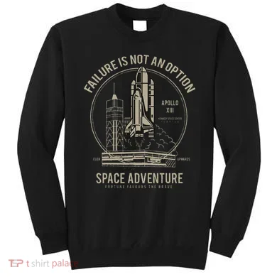 Space Shuttle Launch Galaxy Sweatshirt