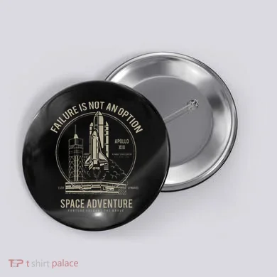 Space Shuttle Launch Galaxy Button