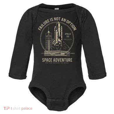 Space Shuttle Launch Galaxy Baby Long Sleeve Bodysuit
