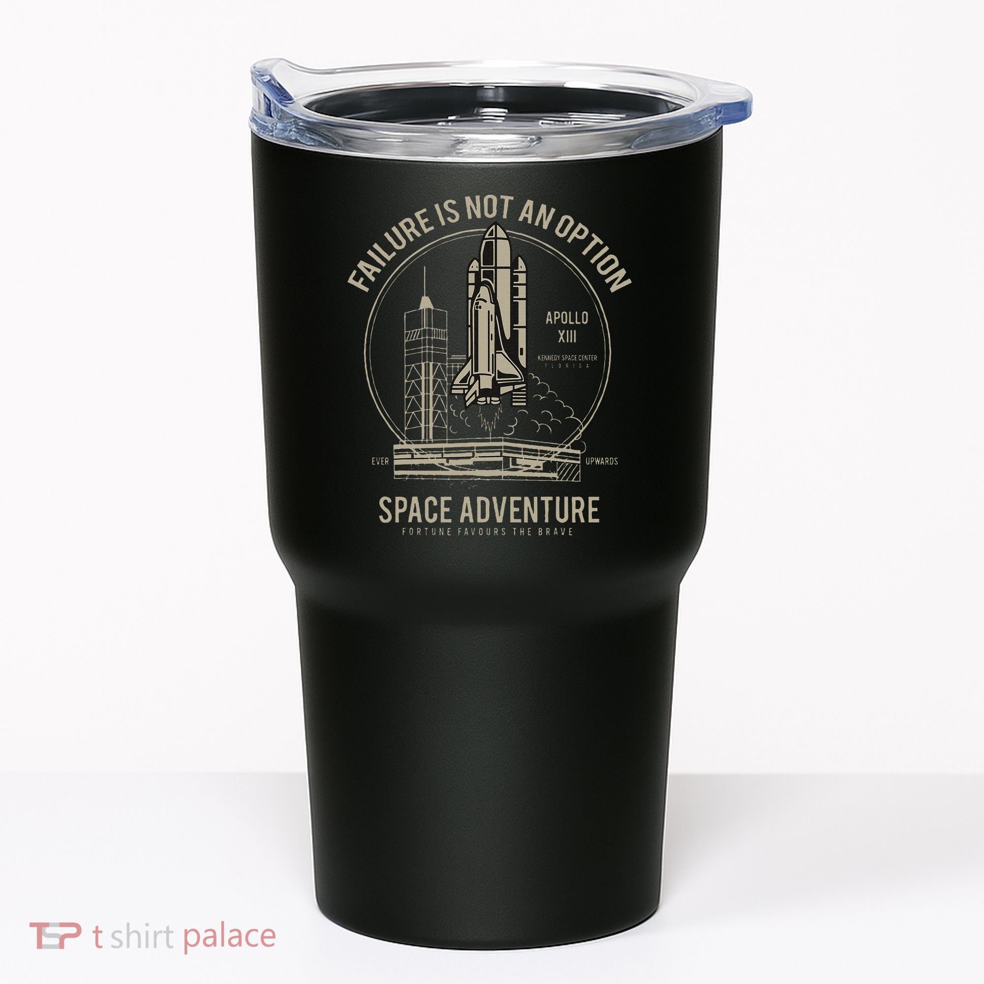 Space Shuttle Launch Galaxy Tumbler