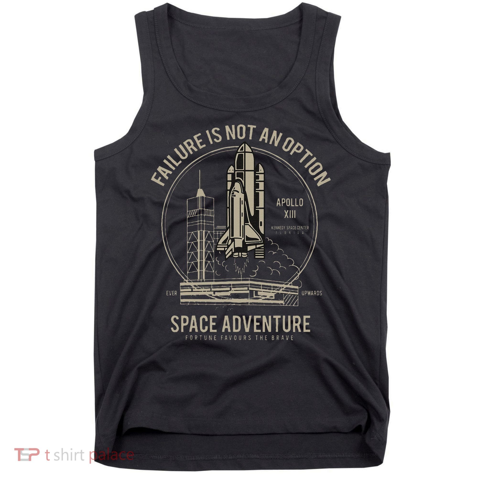 Space Shuttle Launch Galaxy Tank Top