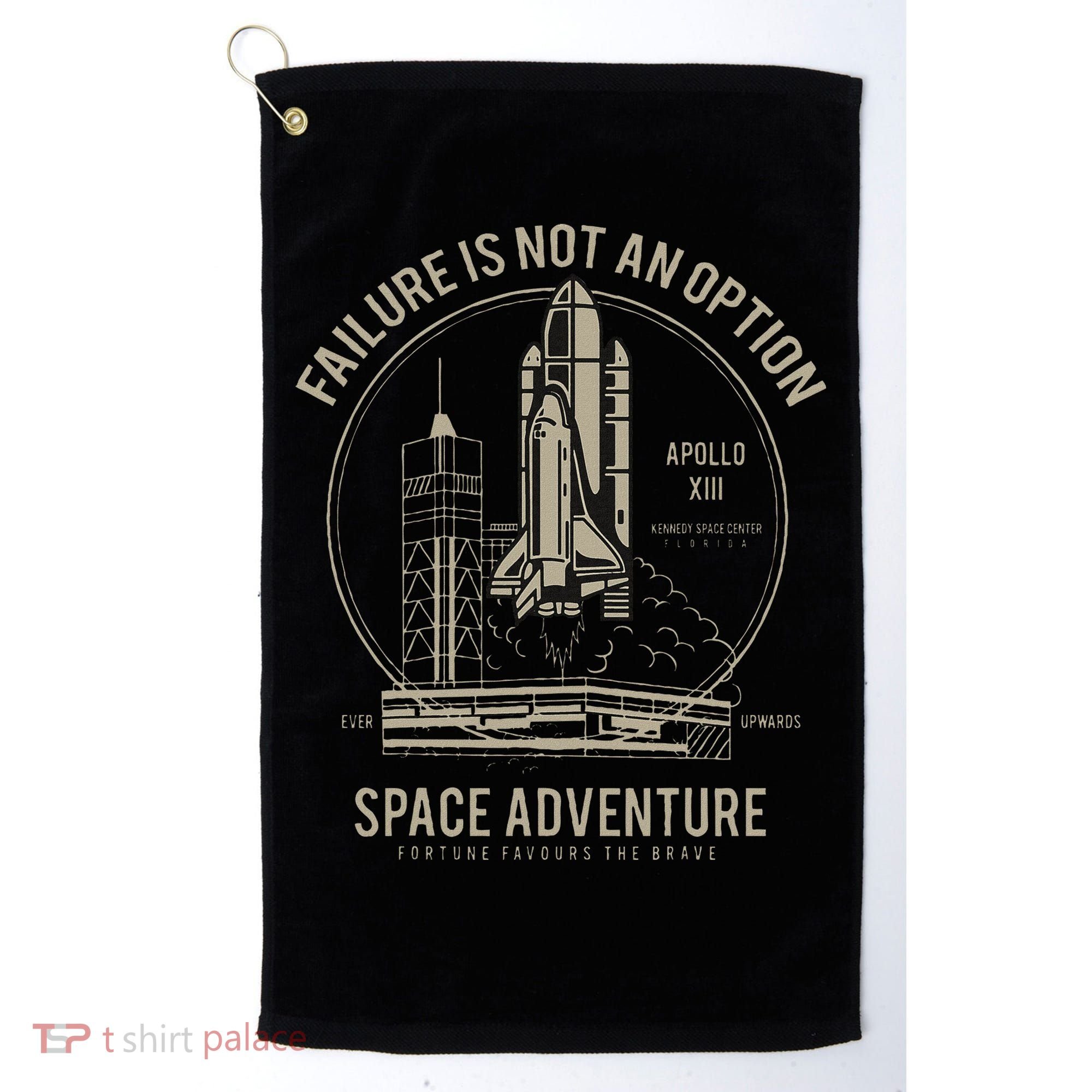 Space Shuttle Launch Galaxy Golf Towel
